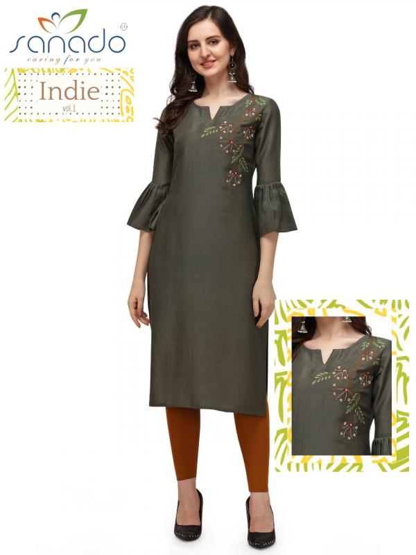 Sanado Indie Designer Embroidery Kurti